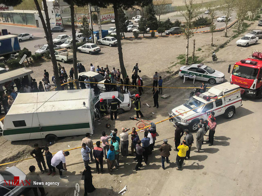 مرگ غم انگیز سرباز نیروی انتظامی در حادثه رانندگی