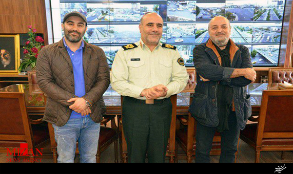 دیدار عوامل سریال پایتخت با رییس پلیس تهران + فیلم