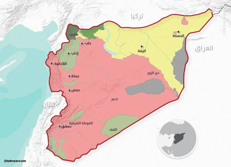برنامه آمریکاییها برای جبران شکست در غوطه شرقی/ اوضاع امنیتی دمشق با شهادت مستشاران ایرانی چه ارتباطی دارد؟ برنامه آمریکاییها برای جبران شکست در غوطه شرقی/ اوضاع امنیتی دمشق با شهادت مستشاران ایرانی چه ارتباطی دارد؟