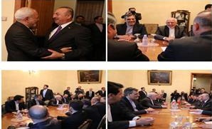 وزیران امور خارجه ایران و ترکیه در مسکو دیدار و گفتگو کردند