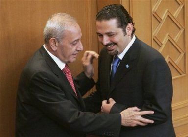سعد حریری و رئیس مجلس لبنان دیدار و گفتگو کردند