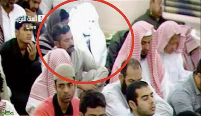 مرد نورانی در مسجد النبی+عکس