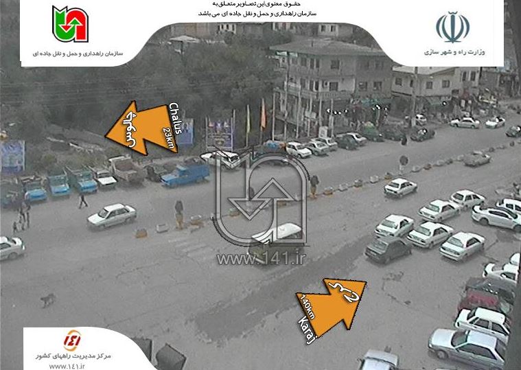 حرکت روان خودروها در جاده چالوس+ تصاویر حرکت روان خودروها در جاده چالوس+ تصاویر
