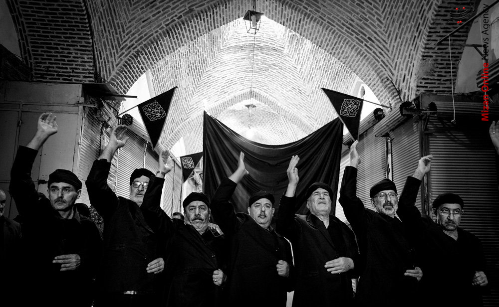 حضرت علی مراسم عزاداری در بازار تبریز به مناسبت شهادت حضرت علی (ع) +عکس