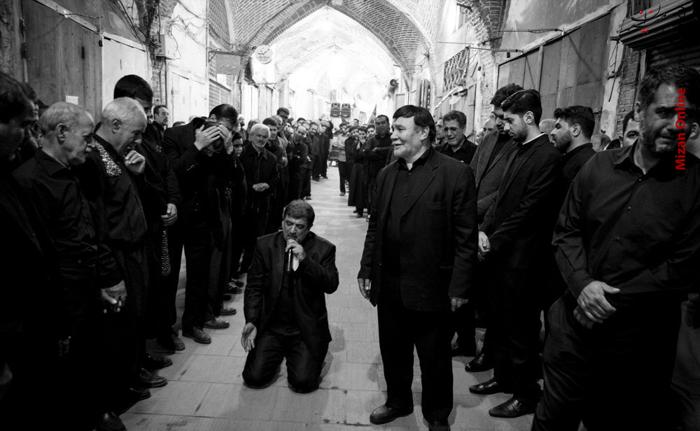 حضرت علی مراسم عزاداری در بازار تبریز به مناسبت شهادت حضرت علی (ع) +عکس