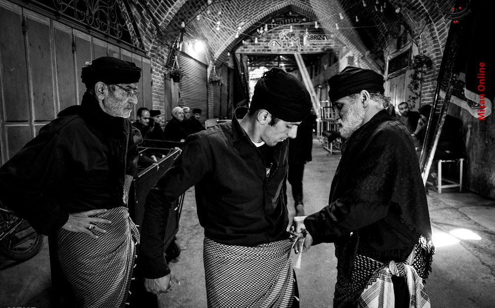 حضرت علی مراسم عزاداری در بازار تبریز به مناسبت شهادت حضرت علی (ع) +عکس