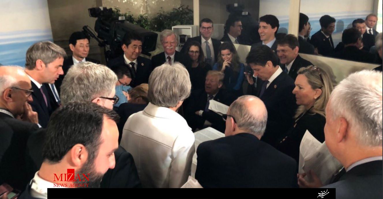 عکس/ سران گروه هفت و نگاه های عجیب مرکل در یک قاب! عکس/ سران گروه هفت و نگاه های عجیب مرکل در یک قاب!