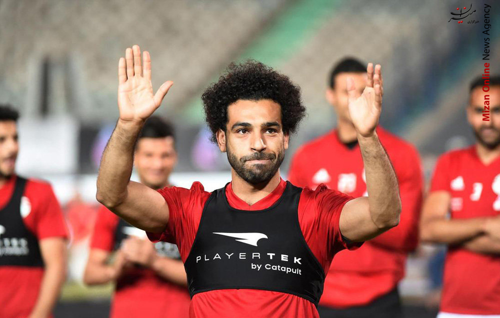 محمد صلاح آخرین وضعیت محمد صلاح در تمرین تیم ملی مصر قبل از جام جهانی +عکس