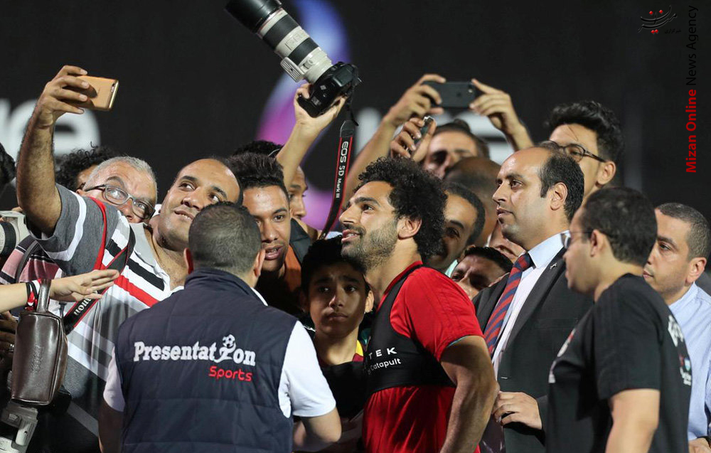 محمد صلاح آخرین وضعیت محمد صلاح در تمرین تیم ملی مصر قبل از جام جهانی +عکس
