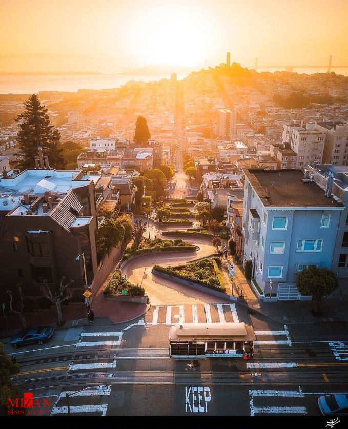 عکس/ هنرنمایی آفتاب در سان فرانسیسکو عکس/ هنرنمایی آفتاب در سان فرانسیسکو