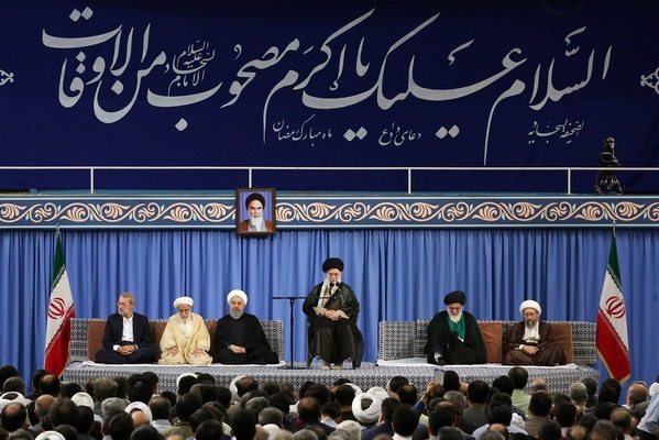 دیدار مسئولان نظام و سفرای کشورهای اسلامی با رهبر معظم انقلاب اسلامی