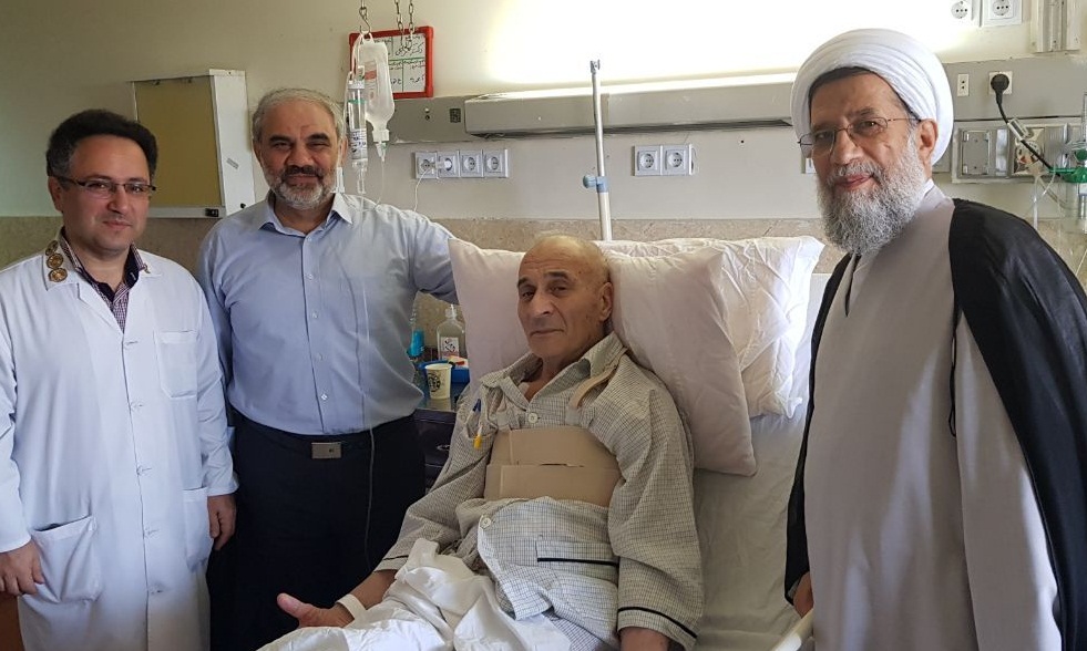 امیر شاه‌صفی از امیر خلبان «منوچهر محققی» عیادت کرد