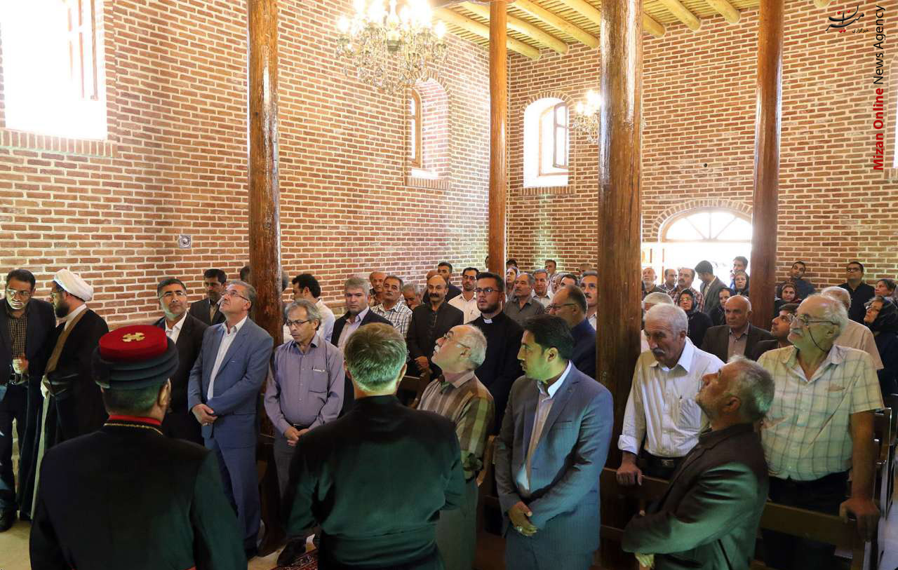 بازگشایی قدیمی‌ترین کلیسای روستای ریحان آباد ارومیه +عکس