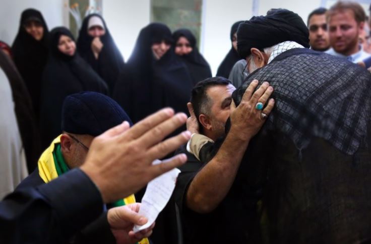 تصاویری از دیدار رهبر انقلاب با جانبازان حزب‌الله لبنان