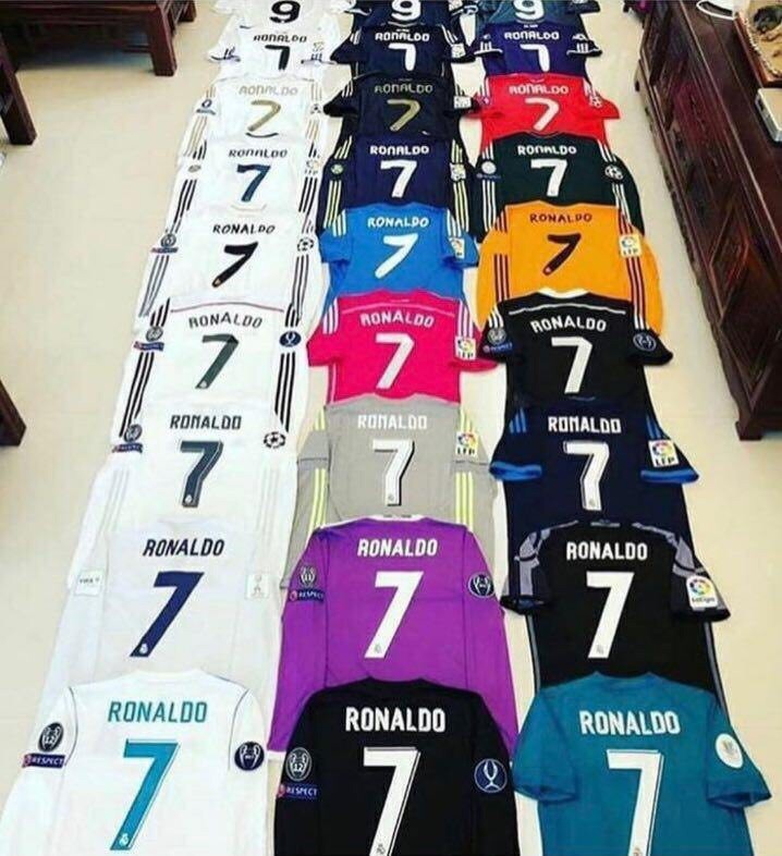 عکس/ همه لباس های CR7 در یک قاب عکس/ همه لباس های CR7 در یک قاب