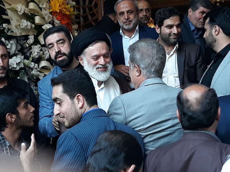 حضور حاج قاسم در مراسم ختم پدر سید وحید حقانیان/ چه کسانی حضور دارند؟ + عکس