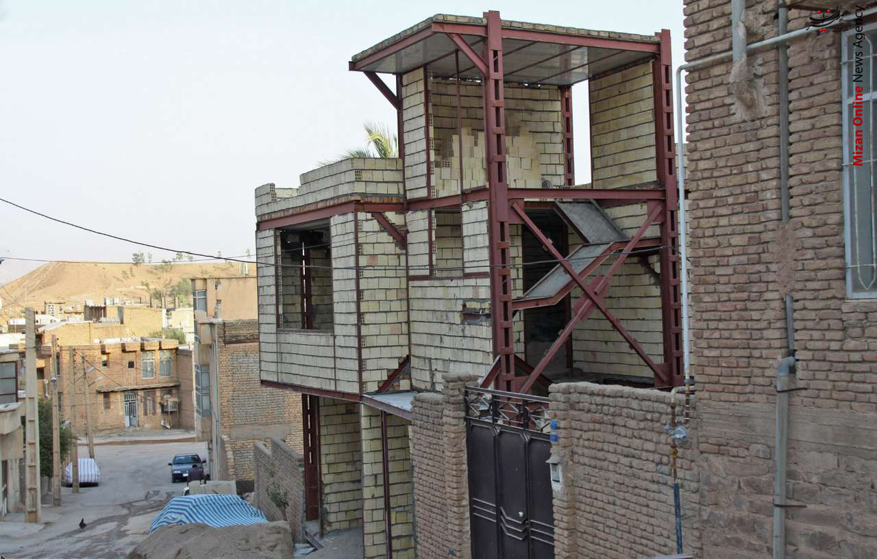 قصرشیرین روند بازسازی در مناطق زلزله زده شهرستان قصرشیرین +عکس