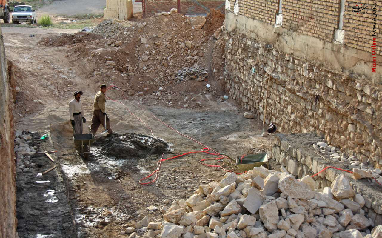 قصرشیرین روند بازسازی در مناطق زلزله زده شهرستان قصرشیرین +عکس