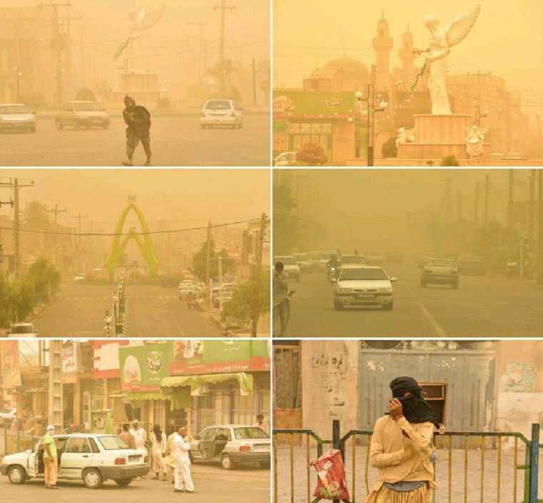 عکس/ زابل شناور در شن!