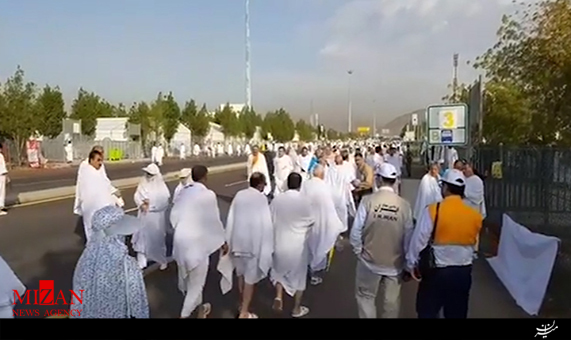 حال و هوای حجاج صبح روز عرفه + فیلم حال و هوای حجاج صبح روز عرفه + فیلم