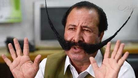 سبیل جنجالی و پر هزینه این مرد جهانی شد