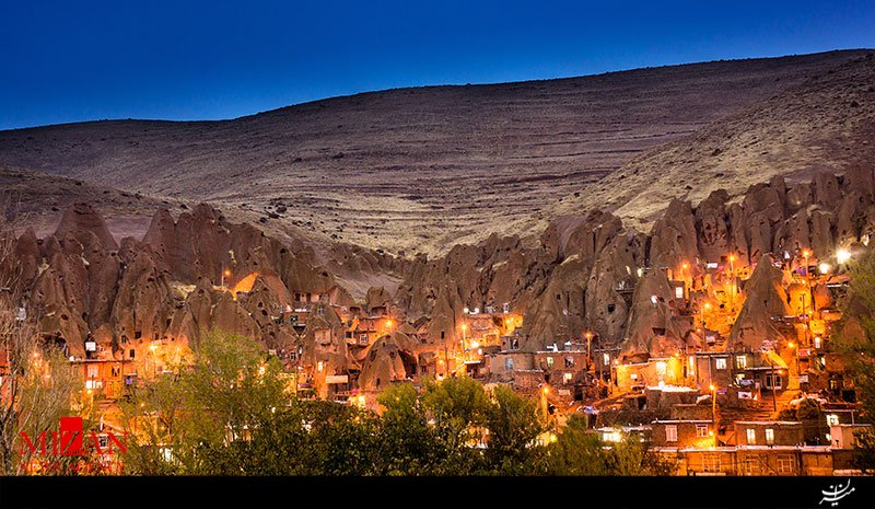 تصویری زیبا از کندوان، یکی از روستاهای صخرهای جهان! تصویری زیبا از کندوان، یکی از روستاهای صخرهای جهان!