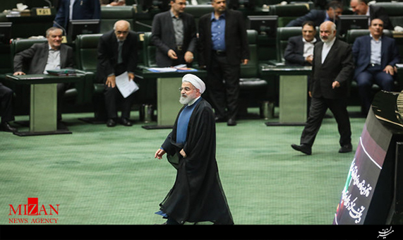 مجلس از پاسخ روحانی قانع نشد مجلس از پاسخ روحانی قانع نشد + فیلم