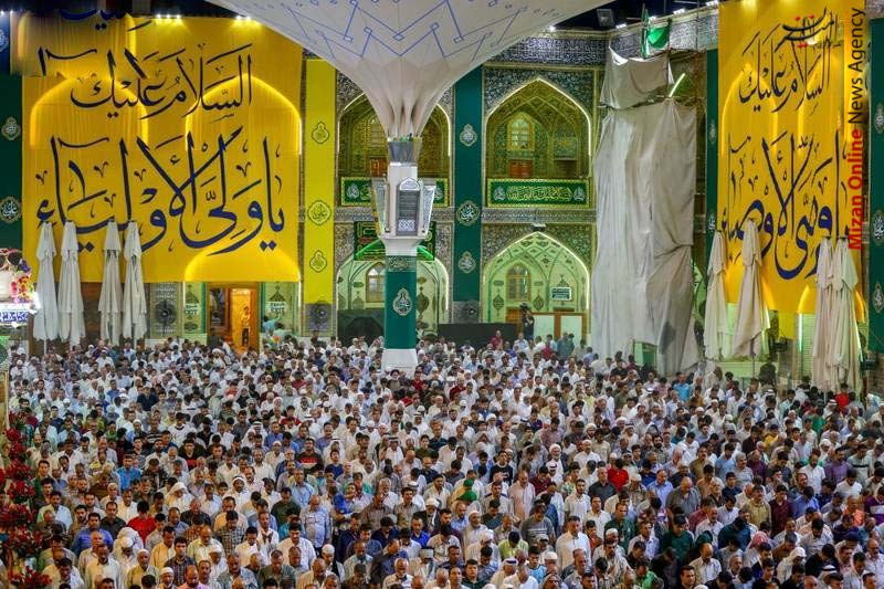 نجف اشرف مملو از زائران علوی +عکس