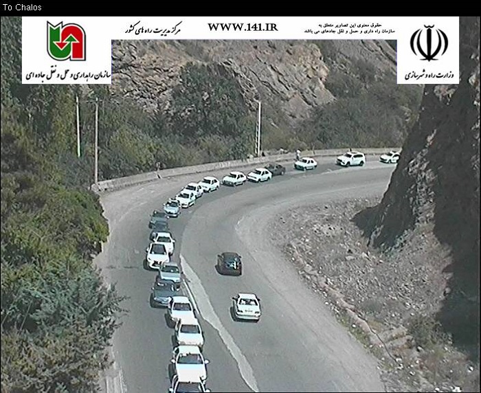 حرکت خودروها در مسیر شمال به جنوب جاده چالوس + تصاویر حرکت خودروها در مسیر شمال به جنوب جاده چالوس + تصاویر