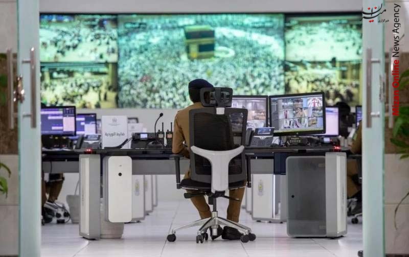 اتاق مانیتورینگ مکه +عکس