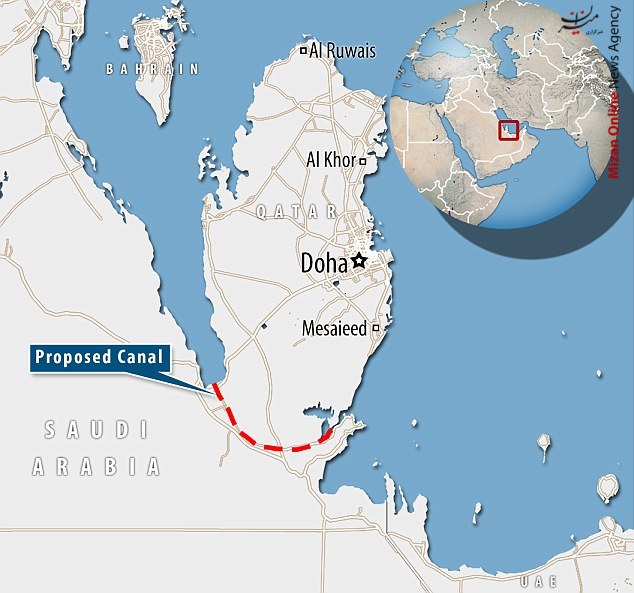 تبدیل قطر به یک جزیره