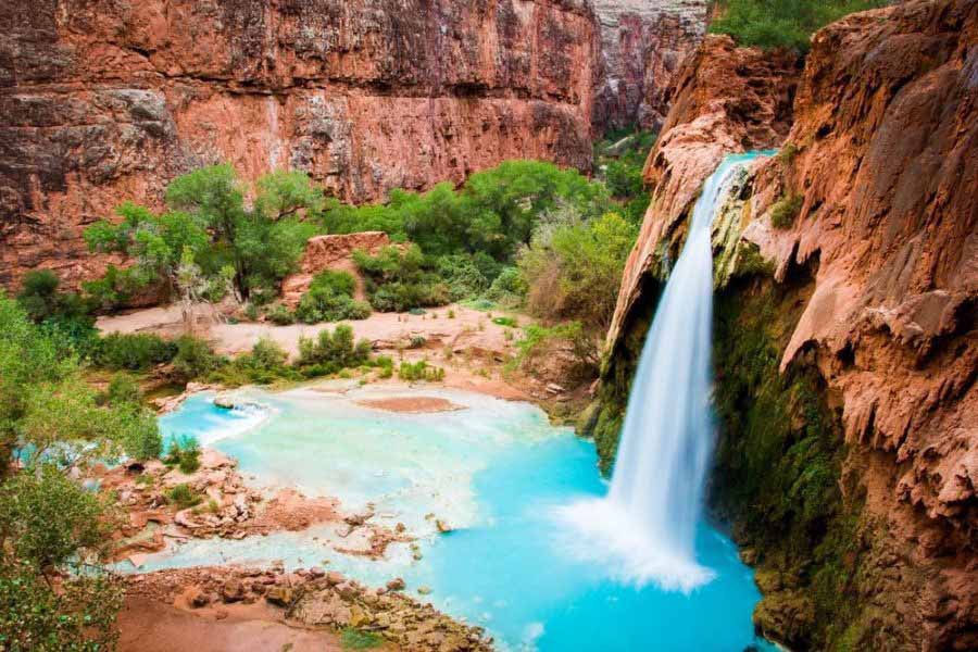 آبشار زیبای هاواسو +عکس آبشار زیبای هاواسو +عکس