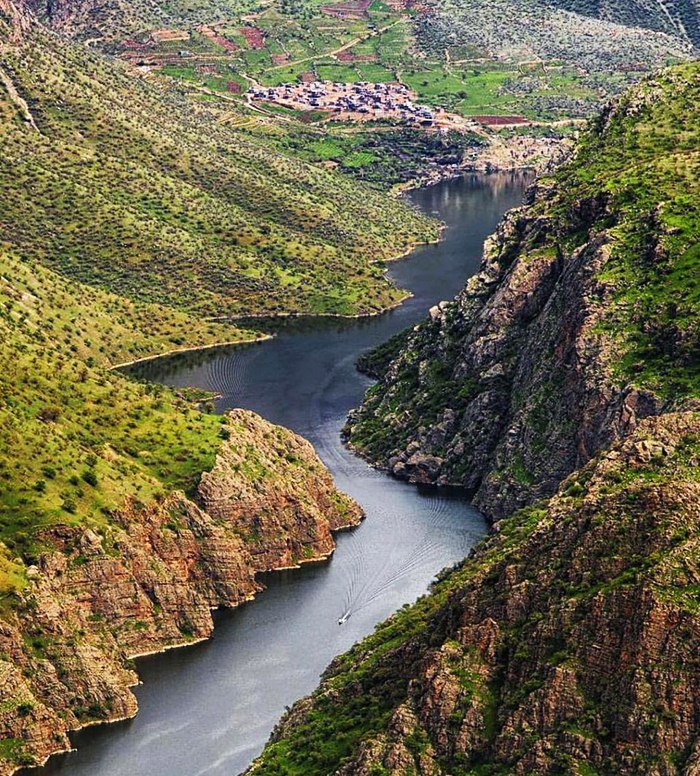 نمایی دیدنی از رودخانه سیروان در کردستان +عکس نمایی دیدنی از رودخانه سیروان در کردستان +عکس