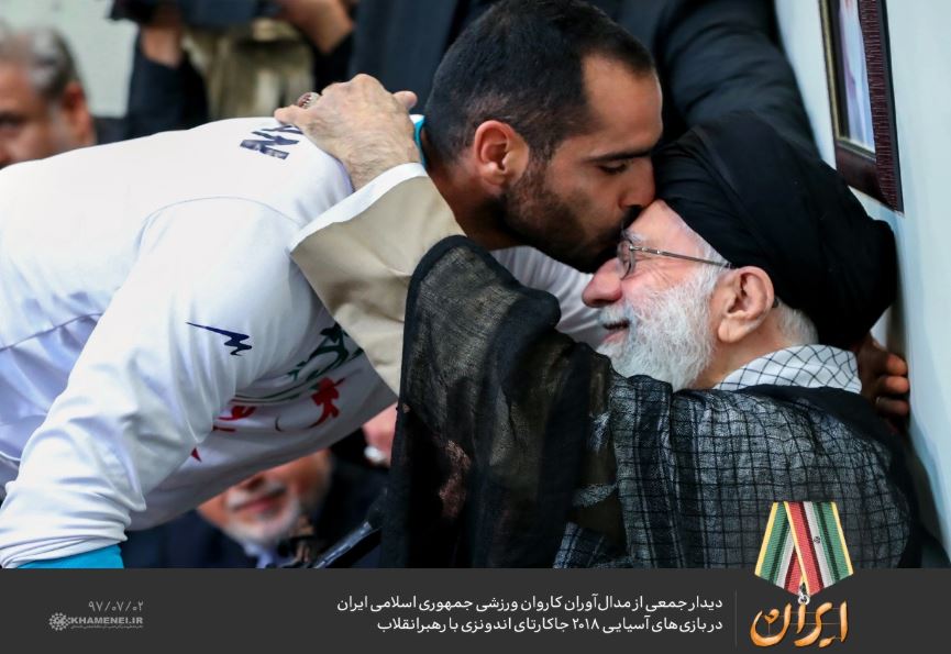 تصویری از دیدار مدالآوران بازیهای آسیایی جاکارتا با رهبر انقلاب تصویری از دیدار مدالآوران بازیهای آسیایی جاکارتا با رهبر انقلاب