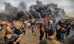 بیستوهشتمین راهپیمایی بازگشت در نوار غزه/۳ فلسطینی شهید و ۴۰۰ نفر مجروح شدند بیستوهشتمین راهپیمایی بازگشت در نوار غزه/۳ فلسطینی شهید و ۴۰۰ نفر مجروح شدند