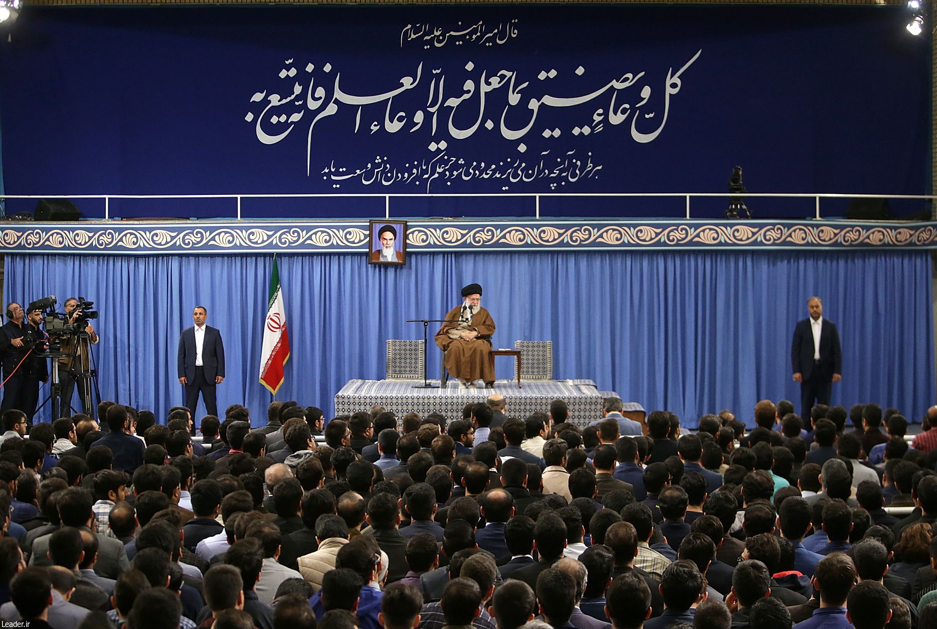 دیدار نخبگان و استعدادهای برتر علمی با رهبر معظم انقلاب اسلامی