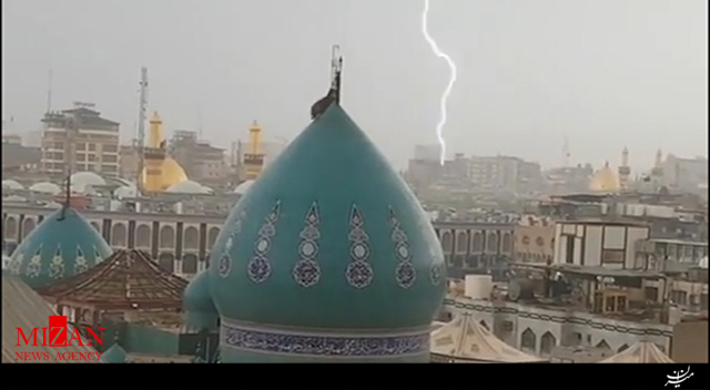 بارش باران در کربلای معلی + فیلم بارش باران در کربلای معلی + فیلم