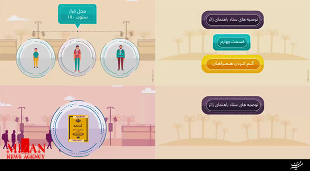 توصیههای ستاد راهنمای زائر قسمت چهارم + فیلم توصیههای ستاد راهنمای زائر قسمت چهارم + فیلم