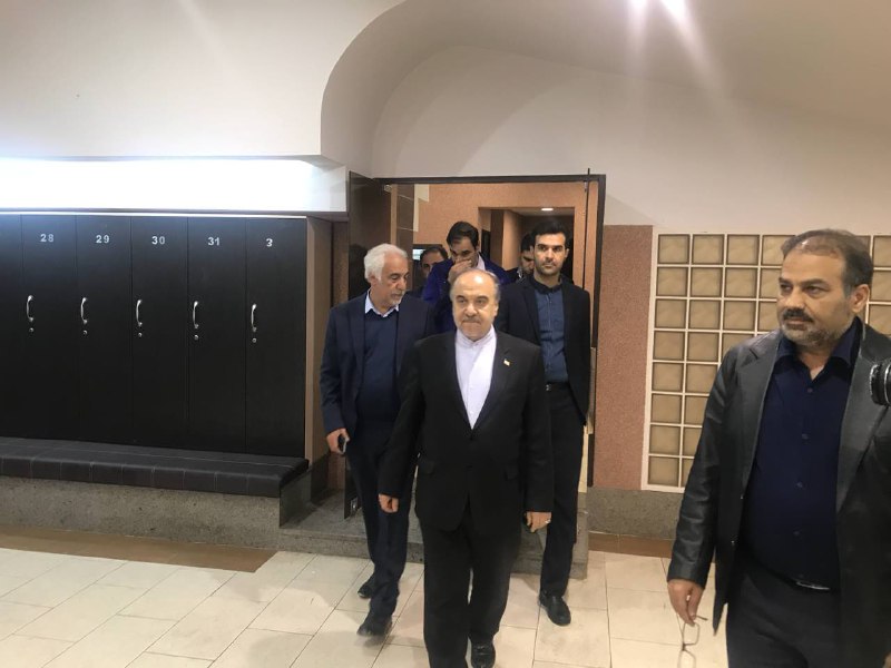 بازدید سلطانیفر از فرایند آمادهسازی ورزشگاه آزادی بازدید سلطانیفر از فرایند آمادهسازی ورزشگاه آزادی