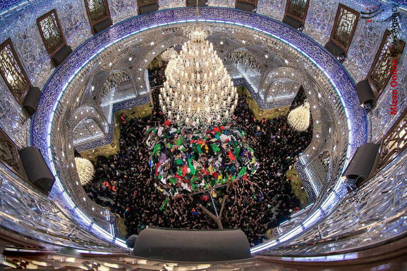 نمایی متفاوت از حرم حضرت عباس(ع)