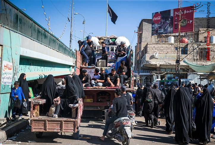 جمع آوری موکبهای پذیرایی از زائران اربعین جمع آوری موکبهای پذیرایی از زائران اربعین در کربلا +عکس