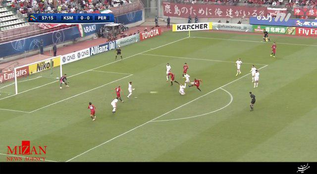 گل اول کاشیما به پرسپولیس تهران + فیلم