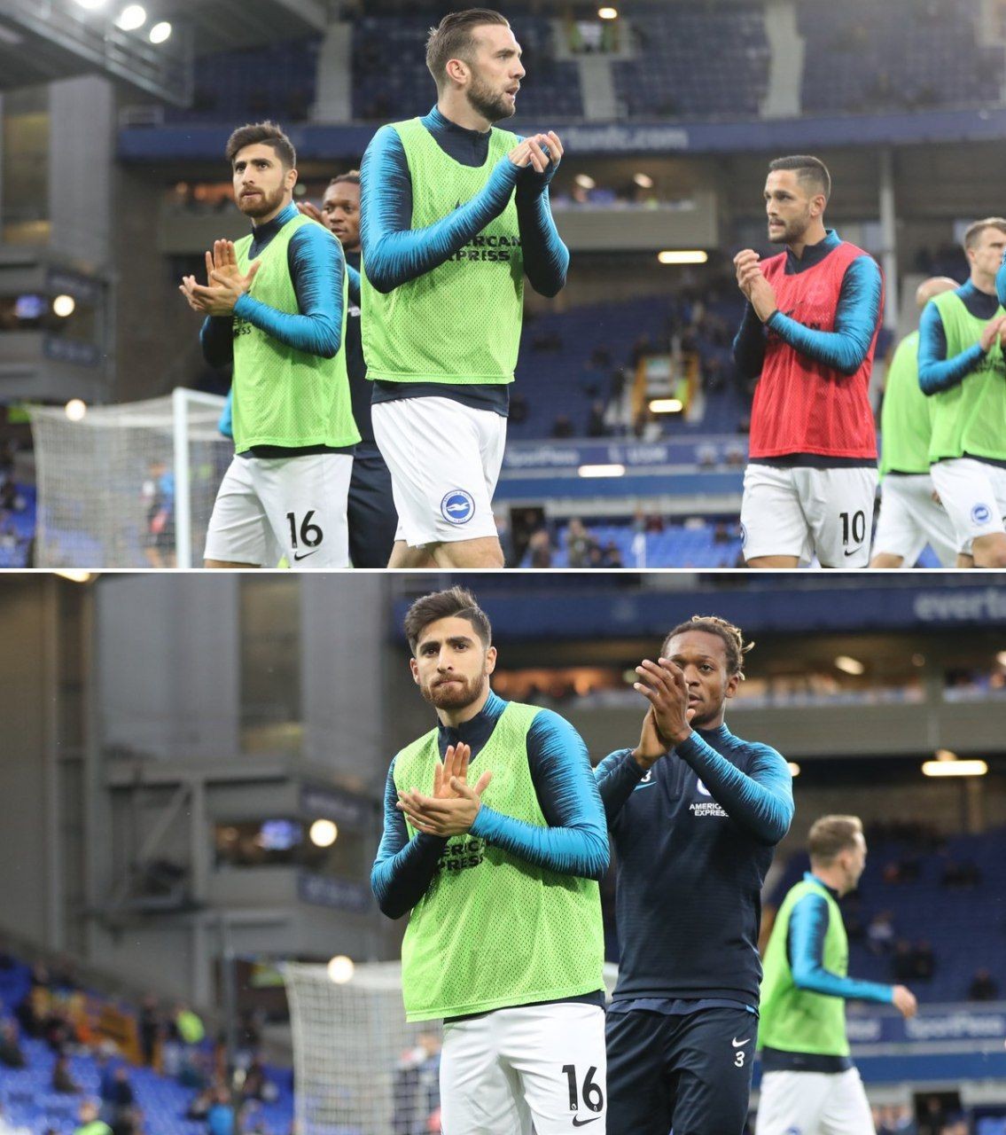 تصویری از جهانبخش قبل از دیدار با اورتون تصویری از جهانبخش قبل از دیدار با اورتون