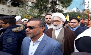 حضور دادستان کل کشور در مراسم راهپیمایی ۱۳ آبان