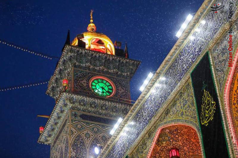 بارش باران در نجف اشرف تصاویر زیبا از بارش باران در نجف اشرف