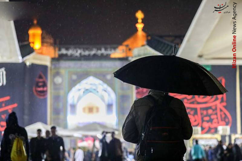 بارش باران در نجف اشرف تصاویر زیبا از بارش باران در نجف اشرف