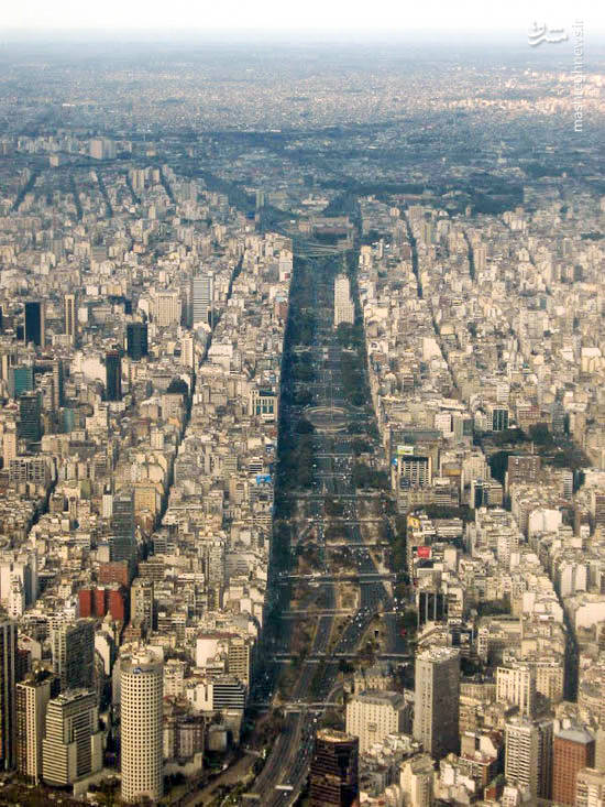 تصویری از پهنترین خیابان جهان تصویری از پهنترین خیابان جهان