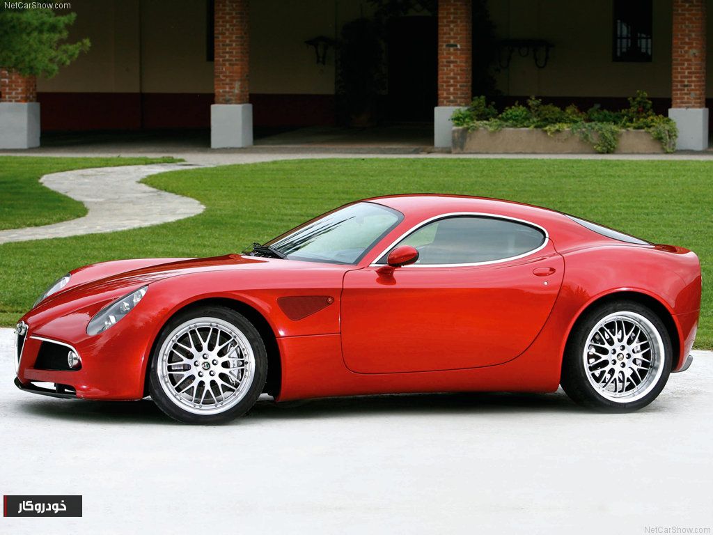 تصاویری از Alfa Romeo 8c Competizione (2007)؛ یک جاده پیما بازیگوش!