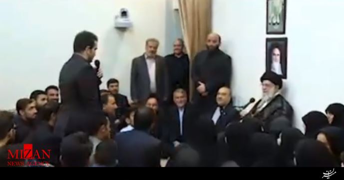لحظاتی از گفتگوی چندی پیش سهراب مرادی با رهبرانقلاب +فیلم