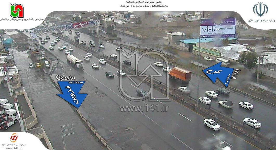 حرکت کند خودرو‌های در مسیر چالوس به تهران + تصاویر
